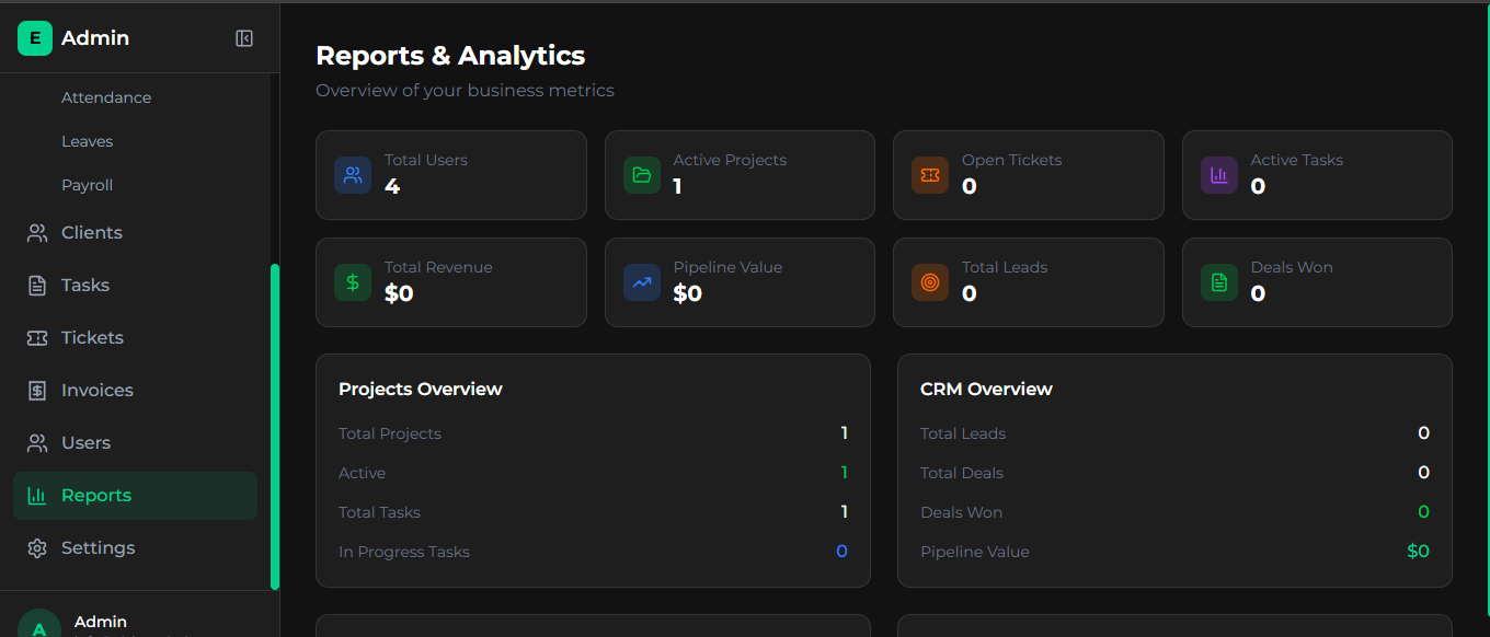SaaS Dashboard Design - Screen 3